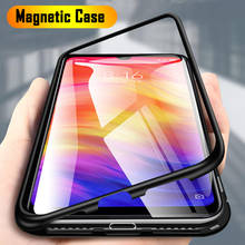 Magnetic Adsorption Metal Case For Xiaomi Redmi Note 9 9s 8 7 5 6 K20 Pro 8T 9A 8A 7A Mi Note 10 Lite 9 SE A3 9T F1 Magnet Cover 2024 - buy cheap