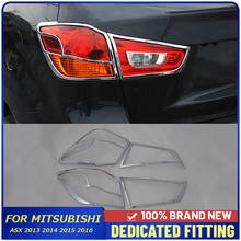 For Mitsubishi ASX 2013 2014 2015 2016 Rear Fog Lamp Trims Cover ABS Chrome Car Back Bumper Foglight Cover Frame Protector 2024 - buy cheap