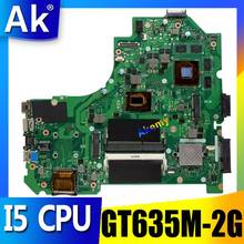 AK K56CM Laptop motherboard For ASUS K56CM K56CB K56C S550CM S550C Teste mainboard original I5 CPU GT635M-2G 2024 - buy cheap