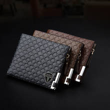 Short Style Wallet Top PU Leather Car Logo Bag Card Package Wallet Coin Bag For Tesla Car Styling Free Shipping 2024 - buy cheap