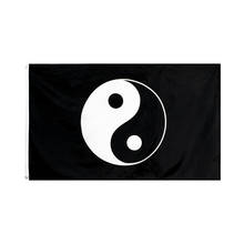 Flaghub 60x90 90x150cm YIN-YANG paz taoism tao yin yang bandeira para decoração 2024 - compre barato