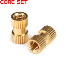 20pcs/Lot M3 Brass insert nut Injection Molding Brass Knurled Thread Inserts Nuts 2024 - buy cheap