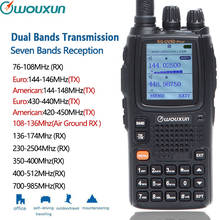 Wouxun-KG-UV9D Plus, mejora, varias bandas, DTMF, bidireccional, UHF/VHF, banda Dual, 7 bandas, incluye banda de aire 2024 - compra barato