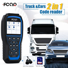 FCAR-herramientas de diagnóstico de coche F506, sistema completo, lector de códigos para camión, OBD, diésel, OBD2, escáner automotriz profesional, actualización gratuita 2024 - compra barato
