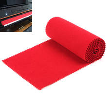 Capa de proteção para teclado de piano, teclado em nylon macio vermelho com proteção contra poeira para piano de 88 teclas ou macia 2024 - compre barato