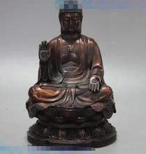 YM  316   10" China bronze sculpture carved beautiful buddhism Vairocana buddha Statue 2024 - buy cheap