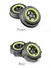 Desert Tyre Front and Rear Tire Assembly for 1/5 Hpi Rovan Km Baja 5t 5sc Rc Car Parts 2024 - buy cheap