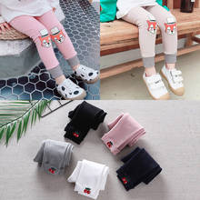 2020 Fashion Girls Leggings Spring Calf Length Pants Cotton Baby Pants Children Trousers Toddler Kids Pant 1-5 Years Clothes 2024 - buy cheap