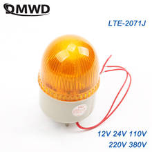 AC 110V 220V 380V LTE-2071J dc12v 24v electric mini traffic sign strobe flash  Bulb emergency warning  lighting with buzzer 2024 - buy cheap