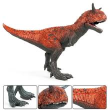 Figura de dinosaurio Carnotaurus de América del Norte, modelo de dinosaurio de PVC, juguetes educativos para niños, regalo, novedad de 2021 2024 - compra barato