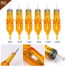 BIOMASER Hot Sale RS 10pcs Disposable Semi-Permanent Makeup Tattoo Cartridge Needle Tattoo Gun Supplies 3RS/5RS/7RS/9RS/11RS 2024 - buy cheap