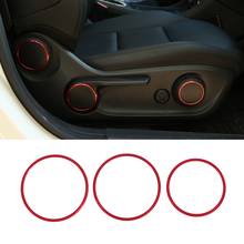 3Pcs Car Seat Adjustment Switch Knob Ring Cover Trim Red for Mercedes Benz A B GLA CLA Class W176 W117 W246 C117 A180 2024 - buy cheap