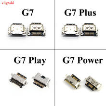 Cltgxdd-conector de puerto de carga USB, enchufe de muelle pieza de reparación para Motorola Moto G7 G7 Plus G7 Power G7 Play, 10 Uds. 2024 - compra barato
