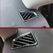 Fit For Skoda Kodiaq 2017 2018 ABS Carbon fibre Car front Small air outlet Decoration Cover Trim car styling accessories 2pcs 2024 - buy cheap