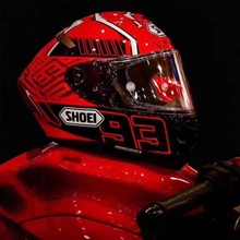 Casco de moto de cara completa X14 93, protector de marquesina, visera antiniebla de hormiga roja para motocross y carreras 2024 - compra barato