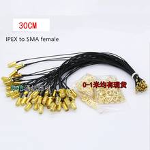 2pcs/lot 30cm cable length IPEX to SMA female pigtail SMA female to U.FL extension cable RF113 for GSM GPS 3G 4G wifi module 2024 - buy cheap