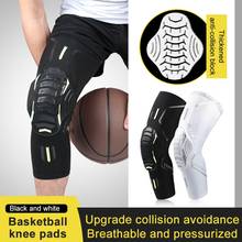 Rodillera transpirable, mangas largas de pierna que absorben el sudor, a prueba de golpes, rodillera para fútbol, baloncesto, deportes, protector de rodilla, 1 ud. 2024 - compra barato