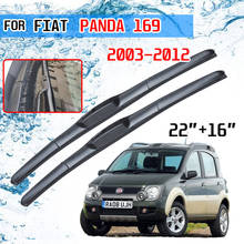 Escobillas para limpiaparabrisas delantero de coche, accesorios para Fiat Panda 169, 2003, 2004, 2005, 2006, 2008, 2009, 2010, 2011, 2012 2024 - compra barato