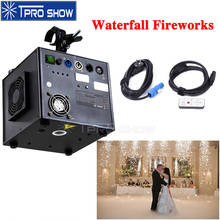 Waterfall Firework Cold Spark Machine 650W Remote Sparkler Fountain Dmx Programable Pyrotechnics DJ Equipment For Wedding Stage 2024 - buy cheap