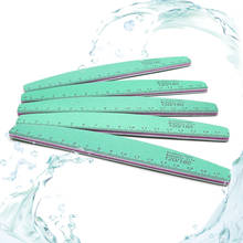 New 5 Pcs/lot High Quality Nail Files 120/180 Professional Washable File Green Sanding Nail File Durable Nail Tools Manicure Set 2024 - buy cheap