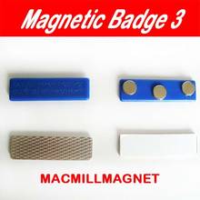 30 шт. постоянный магнитный значок с тремя магнитами длиной 45 мм неодимовый магнитный значок 2024 - купить недорого