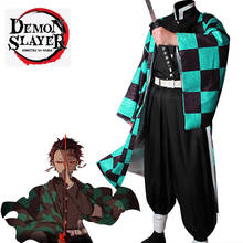 Cosplay de Demon Slayer, disfraz de Kimetsu no Yaiba, Kamado, Tanjirou, Demon Slayer, Kimetsu no Yaiba Haori, nuevo Anime 2024 - compra barato