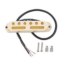 Captador de mini guitarra, conjunto de substituição para guitarra elétrica, pescoço/meio/ponte 2024 - compre barato