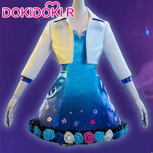 Dokidoki-r game liga das lendas, cosplay tudo mais kda lol lâmpada k/da, dia das bruxas, serafine, cantor, pele 2024 - compre barato