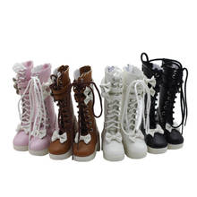 Кукольная обувь 60 см BJD 1/3, ботинки на высоком каблуке для куклы, модная обувь принцессы, аксессуары для кукол на высоком каблуке, игрушки для девочек 2024 - купить недорого