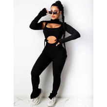 Sexy 3 Piece Set Women Clothes 2020 Streetwear Rave Festival Clothing Club Wear Trendy Party Outfits Matching Sets Dropshipping 2024 - buy cheap