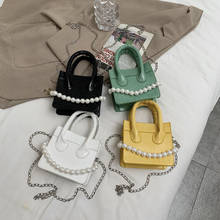 Small Square Bag 2021 Fashion New Quality PU Leather Women's Handbag Female Crocodile Pattern Chain Shoulder Messenger Bags 2024 - buy cheap