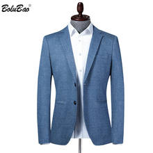 Мужской деловой Блейзер BOLUBAO, приталенный пиджак с отложным воротником, модный офисный пиджак, 2019 2024 - купить недорого