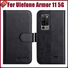 Realmente! Capa da ulefone armor 11 5g 6.09 ", capa protetora de carteira de couro macio, 6 cores da moda, para ulefone armor 11 5g 2024 - compre barato