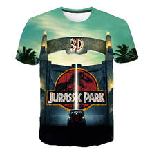 2020 New Jurassic Park T Shirt Men Women 3D Printed T-shirt Casual Funny Tops Jurassic World Tees Children Boy Girl Cool tshirt 2024 - buy cheap