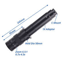 HD 300X 180x C-Mount Industrial CCD Camera Zoom Lens 1X Monocular Digital Microscope Lens XDC-10A 2024 - buy cheap