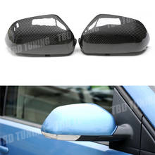 Real Carbon Fiber Rear View Mirror Cover For Volkswagen VW Polo 2004 2005 2006 2007 2008  Carbon Fiber Rear View Mirror Cover 2024 - buy cheap