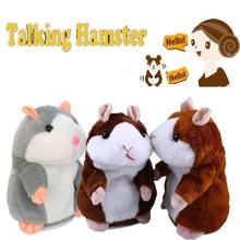 Kids Talking Hamster Mouse Pet Soft Plush Toys Electronic Speak Sound Record Hamster Doll Toy For Children Christmas Gift TY0500 2024 - buy cheap
