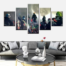 5 Piece Wall Art Canvas Anime Manga Posters Ninja Figure Pictures And Prints Modern Home Decor Living Room Decoration Paintings 2024 - buy cheap