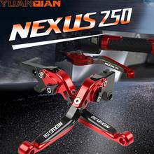 Выдвижные регулируемые рычаги тормозной муфты для мотоцикла GILERA Nexus250 E3 2006 2007 2008 CNC 2024 - купить недорого