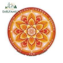 EARLFAMILY Car Sticker for Sacral Chakra Vinyl Decal Window Stickers Auto Car Truck RV Cup Boat Waterproof Car Styling Graphics 2024 - buy cheap