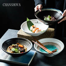 CHANSHOVA 900ml large capacity Chinese glazed ceramic bowl noodle bowl porcelain bowl soup bowl kitchen tableware H326 2024 - buy cheap