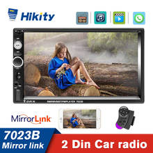 Hikity 7023B Car Radios 2 Din Car Multimedia Player 7" MP5 player Mirror Link Radio Car For Nissan Hyundai Kia Toyata Honda 2024 - buy cheap