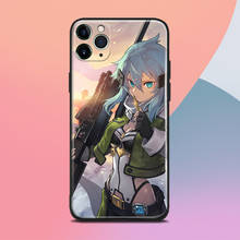 shino asada Sword Art Online anime For iPhone se 6 6s 7 8 plus x xr xs 11 pro max soft silicone phone case cover shell 2024 - buy cheap