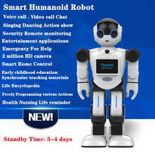 Robot inteligente con 2 millones de cámaras para niños, Robot interactivo con Control de voz, educativo, máquina de aprendizaje, juguetes, regalos 2024 - compra barato