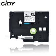 CIDY Tze 135 Tz135 White on Clear Laminated Compatible Brother P touch 12mm tze-135 tz-135 tze135 Label Tape Cassette Cartridge 2024 - buy cheap