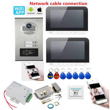 7''Wired wifi  Video Intercom Doorbell Door Phone System for home Indoor Monitor 1000TVL IR Outdoor Camera Metal 2024 - buy cheap