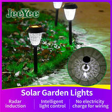 Outdoor Solar LED Lawn Lamps Solar Pathway Lights IP55 Waterproof Outdoor Garden Lamp  Garden Decoration Sunlight Powered Lamps 2024 - buy cheap