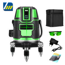 Auto nivelamento de nível laser verde 360 horizontal e vertical cruz laser nivelamento dispositivo 2 3 5 linhas laser nivelador dropshipping 2024 - compre barato