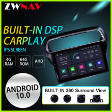 ZWNAV PX6 4G64G Android 10 Car multimedia navigation GPS DVD player For Ford Escort 2015-2018 years IPS screen Radio 2024 - buy cheap