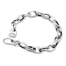 BOCAI-pulsera brillante para hombre y mujer, brazalete de plata pura s925 auténtica, simple y elegante, 2020 2024 - compra barato